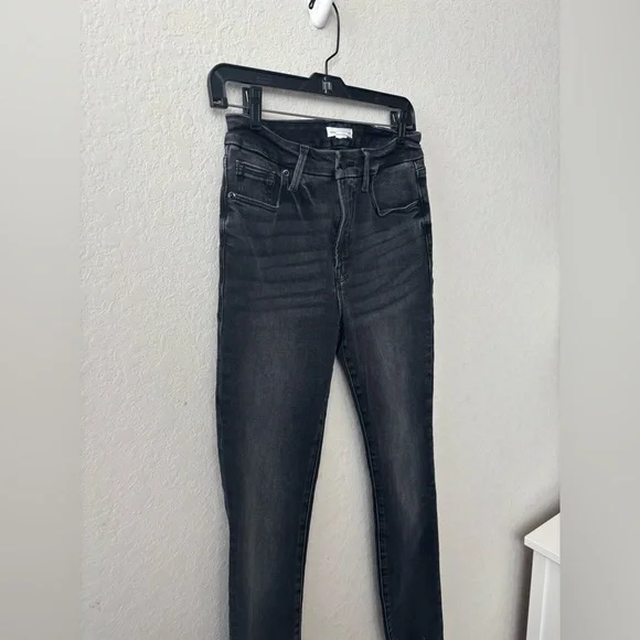 Good American Good Legs Skinny Black/grey Jeans size 4/27 - Picture 4 of 6